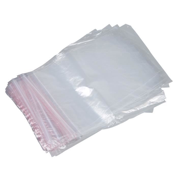 Des sacs en plastique transparent Produit d etancheite 20cm x 15cm