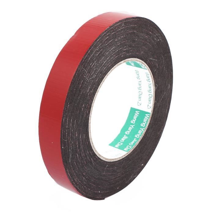 Ruban Mousse Auto-Adhésif 20mm X 6mm - Longueur 2 Mètres - Antichoc Et Isolant - Marque Uxcell