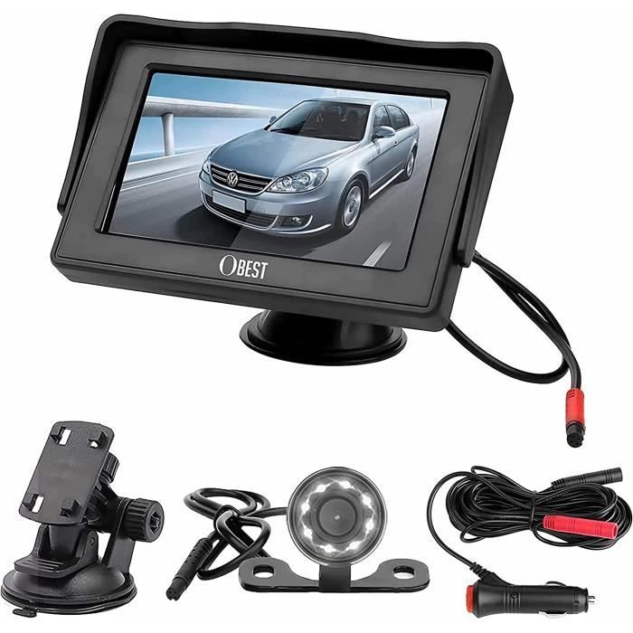 Kit 4 Caméras De Recul Sans Fil Hodozzy - Ecran 10.1" IP68 Vision Nocturne Pour Voiture