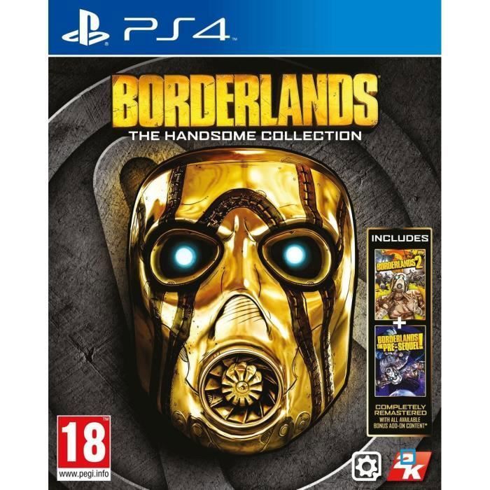 Take 2 Jeu PS4 - Borderlands The Handsome Collection - 2 Jeux En 1 - Action - 18+