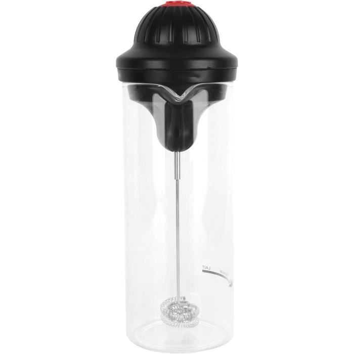 Mousseur à Lait Manuel, 800ml Acier Inoxydable Lait Frother Maille Double Pour Café, Latte, Café