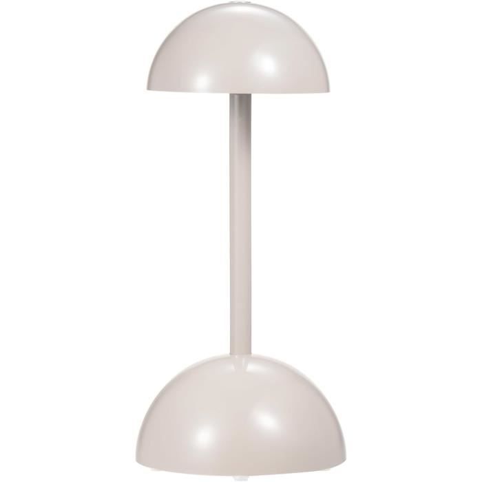 Lot De 2 Abat-Jour Champignon Semi-Circulaire Blanc – Plastique Robuste Pour Lampe De Table, Sol, Plafond & Camping