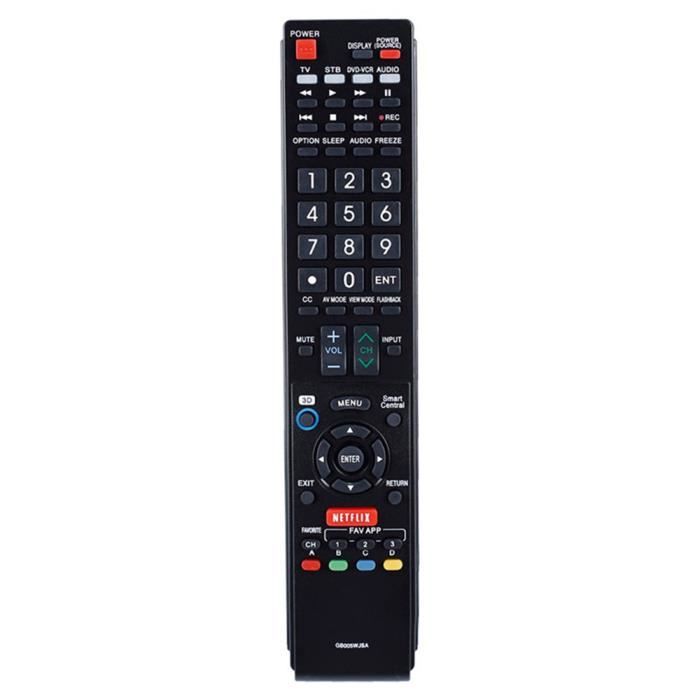 Remplacement Sharp TV pour GB005WJSA GB058WJSA GA983WJSA