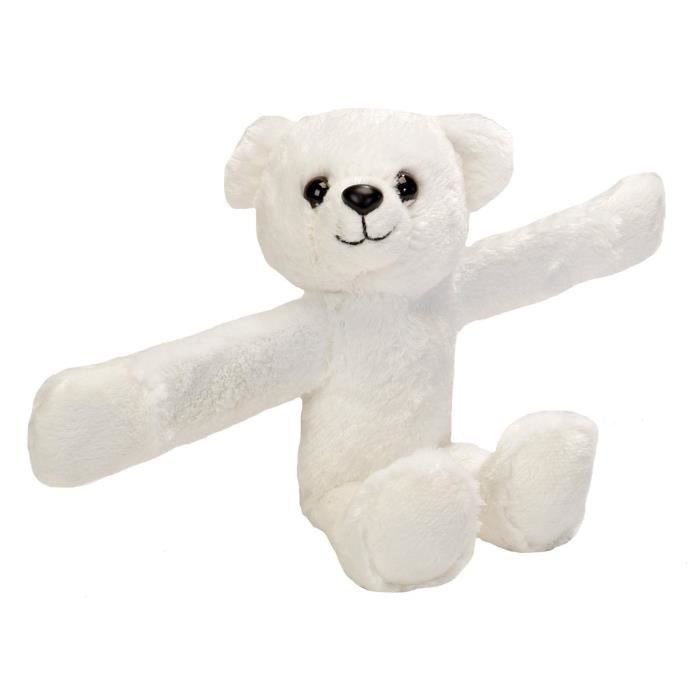 Wild Republic Huggers Gorilla, Peluche, 20 cm, Braccialetto a Scatto, Peluche, Riempimento con Bottiglie d'Acqua Riciclate