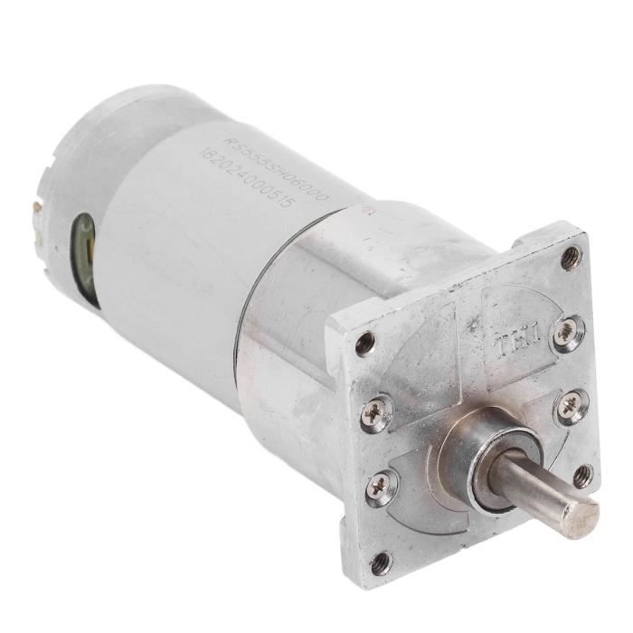 Moteur à Engrenages Double Arbre DC 12V Autobloquant Réduction De Vitesse CW CCW Motoréducteur(10RPM