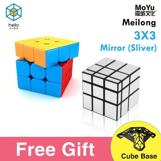 ROXENDA Speed Cube Set, Cube De Vitesse 2x2 3x3 4x4 Pyramide Dodécaèdre