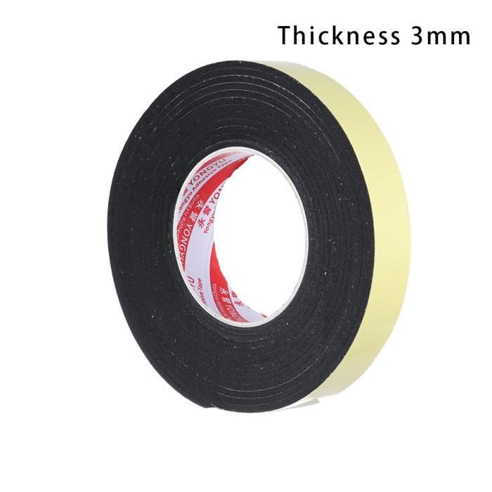 Bande Autocollante Vinyle Pour Voiture - 25 Mm X 10 M - Noir, Décorative Et Protectrice