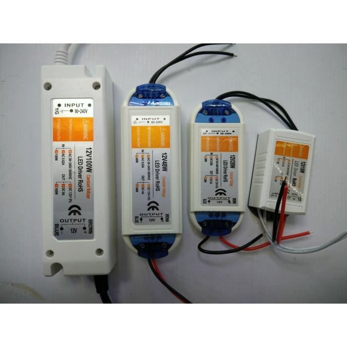 Mtlavishness 12V 4A 48W Alimentation Ac À Dc Adaptateur Haute