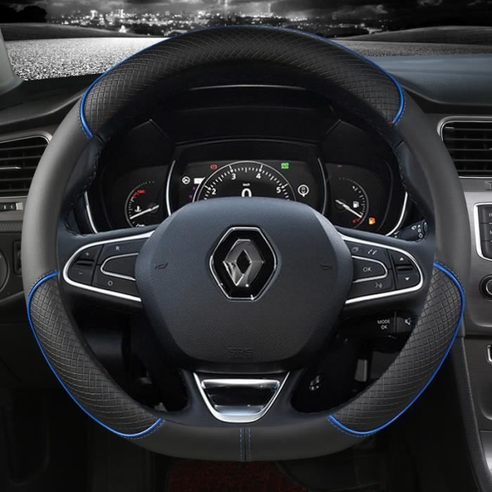 Housse De Volant Pour Opel Crossland 2020-2024 – Cuir Fibre Carbone Antidérapant – Protection Et Style – Installation Facile Sans Outils
