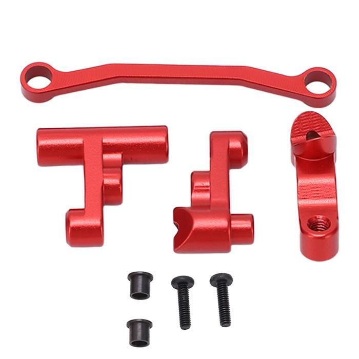 Zerone RC Steering Assembly, RC Car Steering Parts Wear Resistant for 1