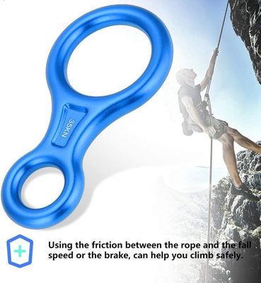 Escalade Descente 35kn Descendeur Figure 8 MoonSing 35KN - Aluminium Pour Escalade Et Rappel Corde 8-13mm Descendeur Figure 8 Escalade