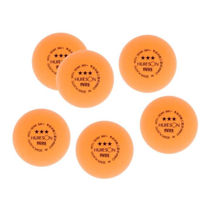 Xuyan 60 balles de ping-pong pour balles de tennis de table à 3 étoiles  pour entraînements de compétition (Orange) - Cdiscount Sport