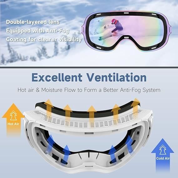 Masque de ski pour porteur de lunettes discount