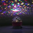 AWY02351-Lampe de Projection Veilleuse Bébé Etoile Projection Lumière Enfant Lampe Chevet Avec 360 Degrés De LED Pour Cadeau Bébé-2