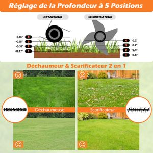 15 CM lame de scarificateur pour Einhell RG-SA1433 Klippo
