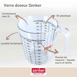Verre Doseur Mini 50 Ml En Verre - Parfait Pour Petites Quantités Et Mesures Précises