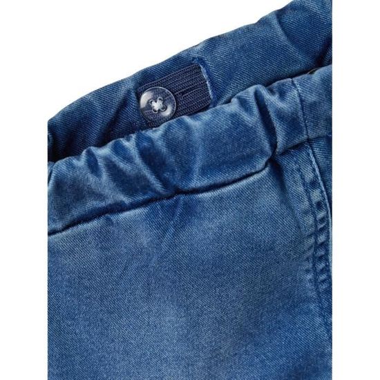 Jean Baggy Pour Garçon - Coupe Droite, Taille élastique, Décontracté - Taille 13-14 Ans, Couleur Bleu Ciel - 7