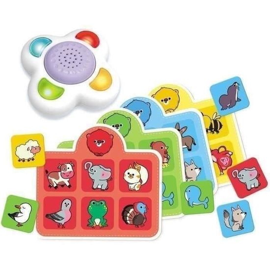 Nathan – Mon Premier Loto Des Animaux Familiers – 5 Planches Et 30 Jetons – Jeu éducatif Dès 2 Ans – Découverte Et Nommage Des Animaux – À Jouer Seul Ou En Famille