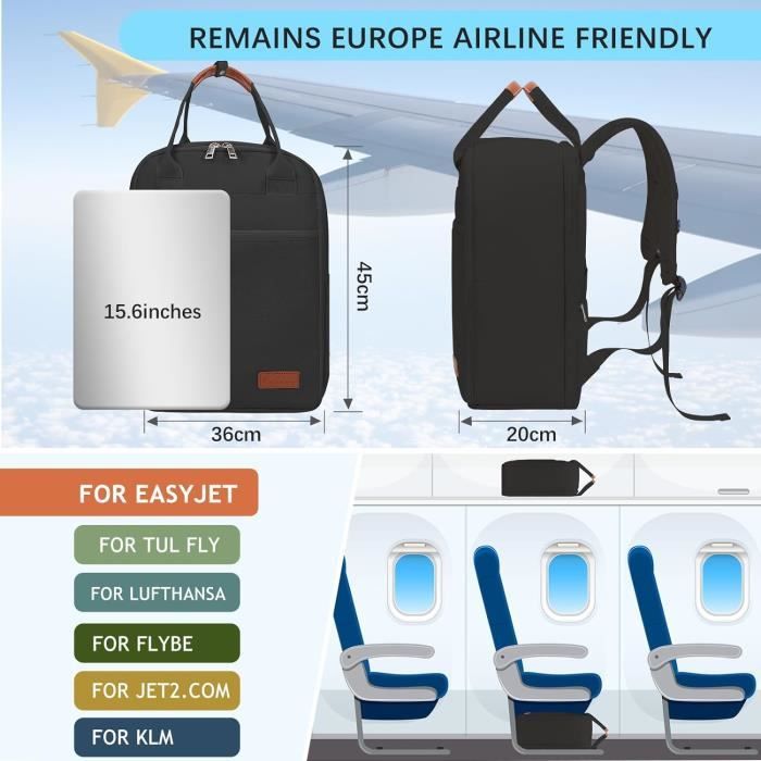 Bagage Cabine 45X36X20 Para Easyjet Valise Cabine Sac A Dos Voyage