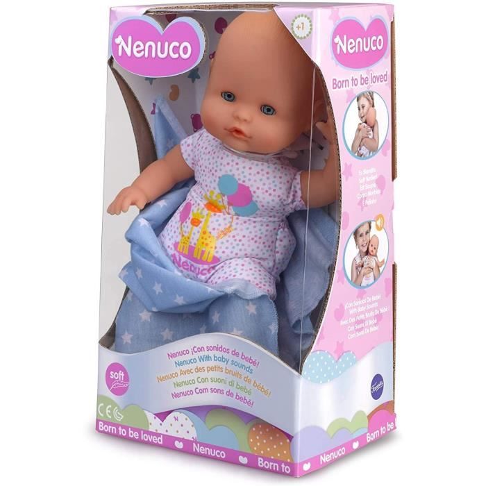 NENUCO NEWBORN Poup e pour enfants avec des sons de b b FAMOSA