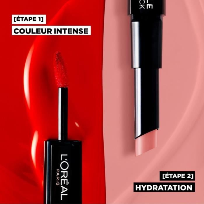 Rouge à Lèvres L'Oréal Travel Nude Addiction - Teinte Rose, Effet Mat, Minéraux Et Vitamines