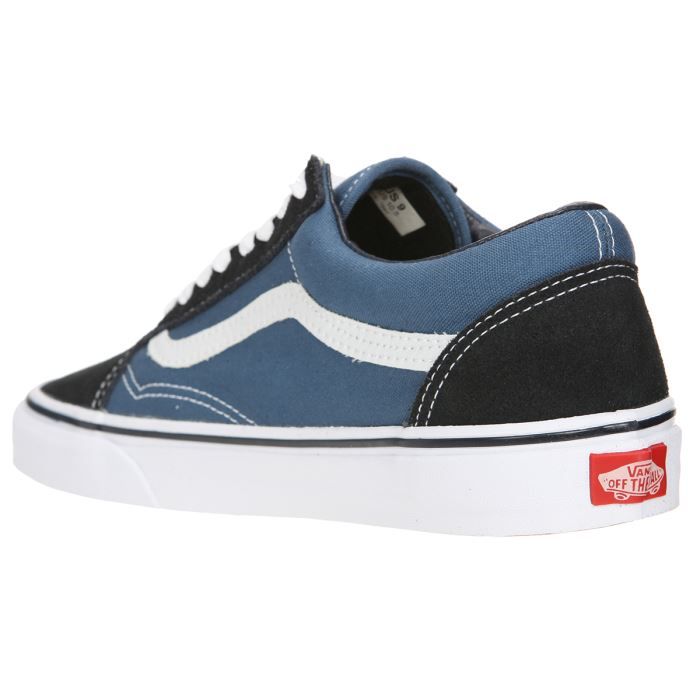 Vans old skool top bleu marine homme