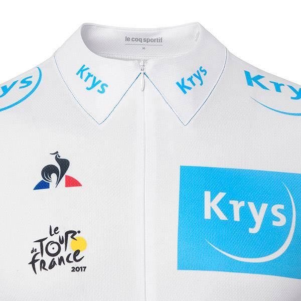 Tour de France 2023 Leader Nachwuchswertung Kinder Trikot weiß