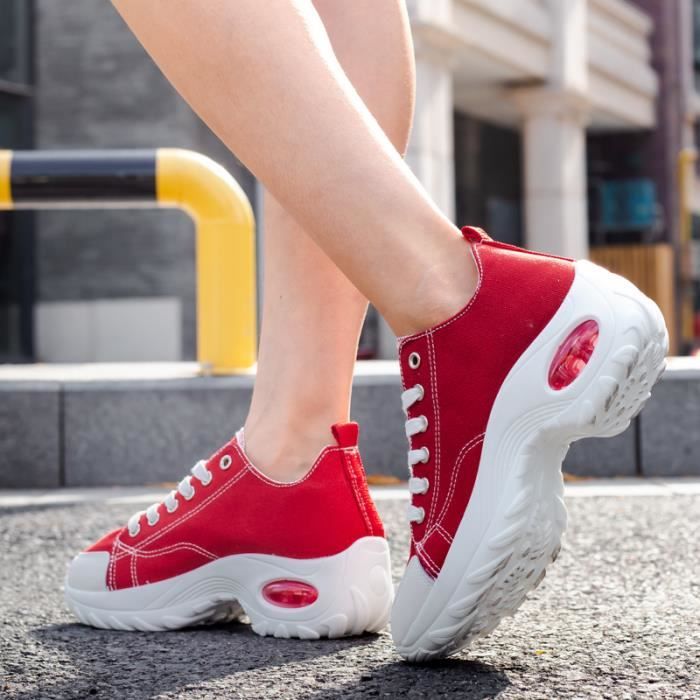 Chaussure online rouge basket