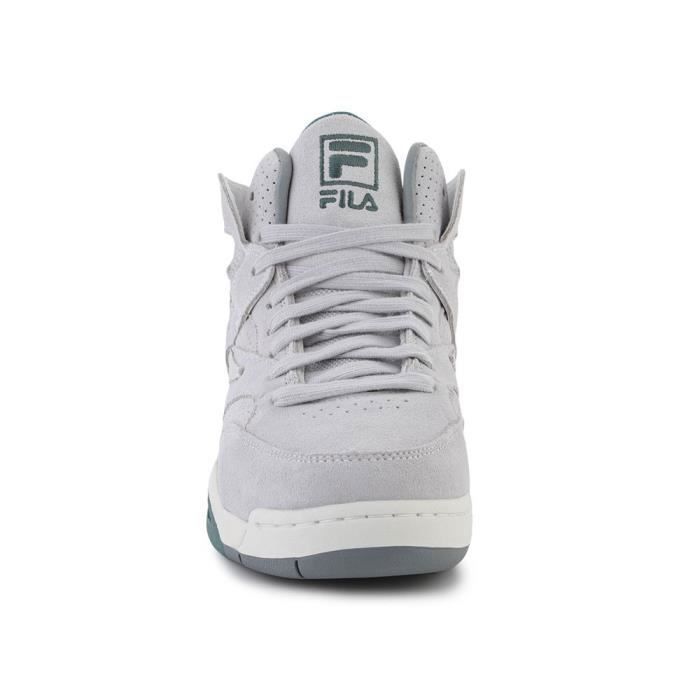 Chaussures FILA Msquad S Mid Gris Homme Textile Lacets