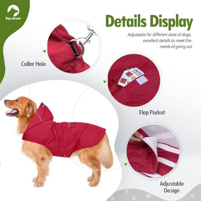 Zellar dog raincoat top