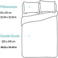 3D Parure de lit Set de Housse de Couette en Bouddha, Contient deux taies d'oreiller, 100% microfibre, super douce 220x240cm[1837]-3