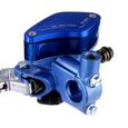Duokon Pompe hydraulique de moto Paire de 22mm CNC Moto Hydraulique Pompe De Frein Embrayage Maître-Cylindre Levier Réglable Bleu-3