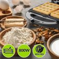 Grill électrique 3en1 800W - Monzana - MZ7010 - Plaques anti-adhésives - Appareil multifonctions cuisine-3