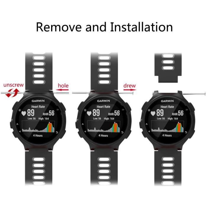 Bracelet montre hotsell garmin forerunner 630