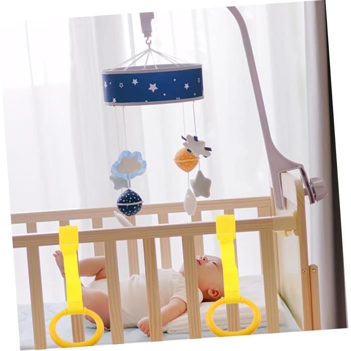 Anneaux De Parc Pour Bébé - Lot De 2, Réglables - Aide à Se Lever, équilibre, Motricité - Pour Lit, Parc, Poussette