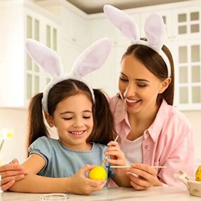Marinjoc - Oreilles de lapin de Pâques - Oreilles de lapin diadème, oreilles pâq