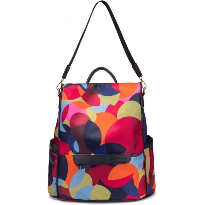 Femme Anti vol Sac Dos imperm able Sac Dos en Cuir