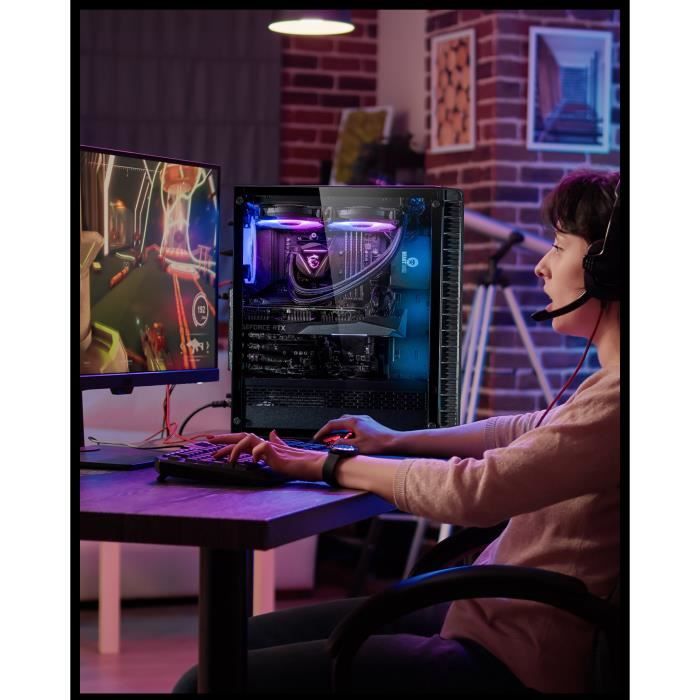 BEASTCOM Q3  PC Gamer Complet, AMD Ryzen 3 4X 4,00 GHz, 16Go RAM