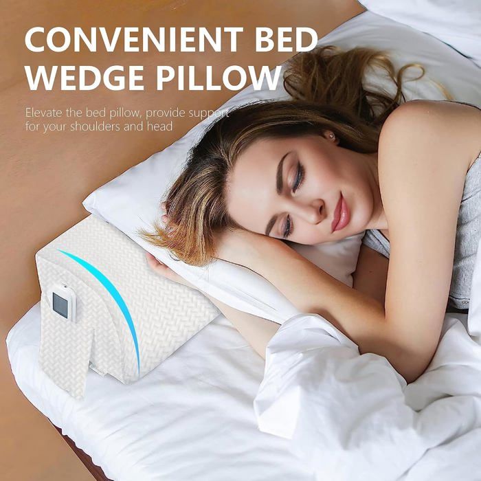 Coussin Cale De Lit - Remplissage Espace Matelas/tête De Lit, Lavable, Coton/lin (160x10x5 Cm)
