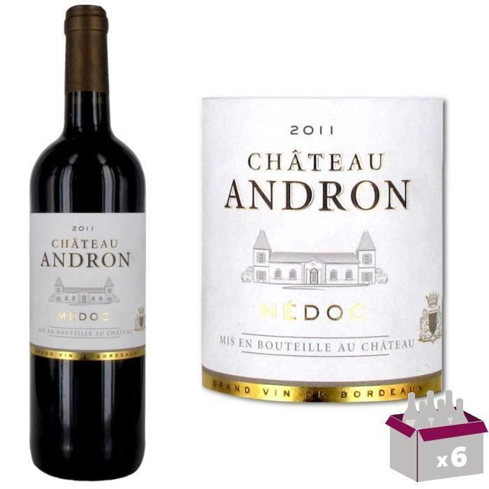 Château Andron 2011 Médoc - Vin rouge de Bordeaux x6