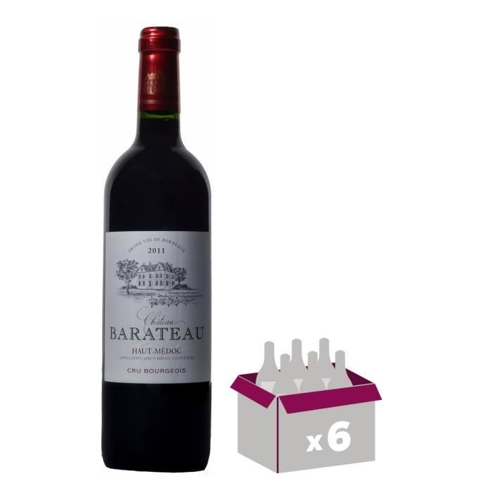 Château Barateau 2011 Haut-Médoc Cru Bourgeois - Vin Rouge de Bordeaux