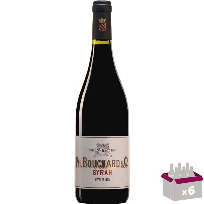 Philippe Bouchard Syrah - Vin rouge du Languedoc Roussillon x6