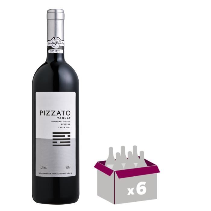 PIZZATO Tannat Reserva Amérique du Sud - Rouge - 75 cl x 6