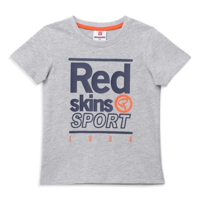 REDSKINS - T-shirt Manches courtes - Gris - Garçon
