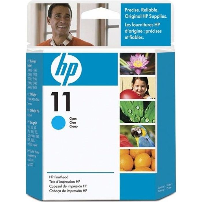 HP 11 Cyan - vue 2