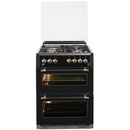 BEKO CDF63111B Piano de cuisson mixte gaz / électrique 4 foyers 5