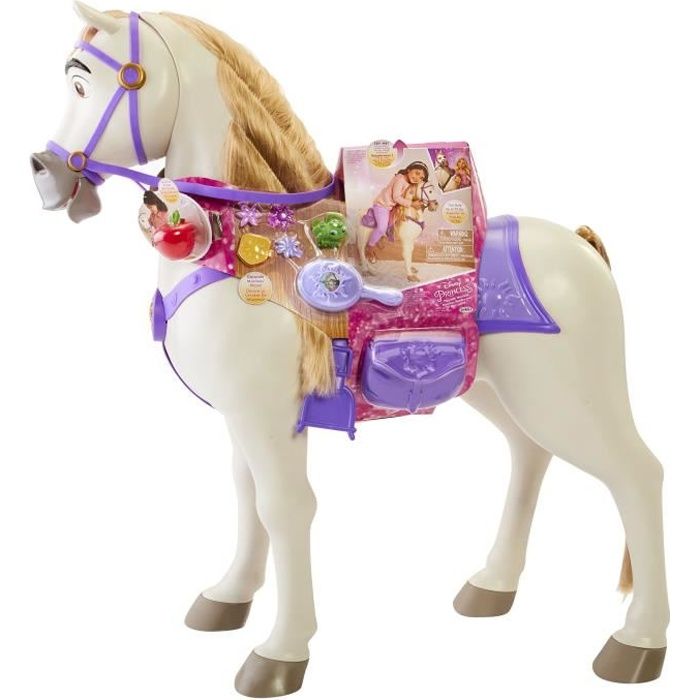 Cheval raiponce jouet géant clearance