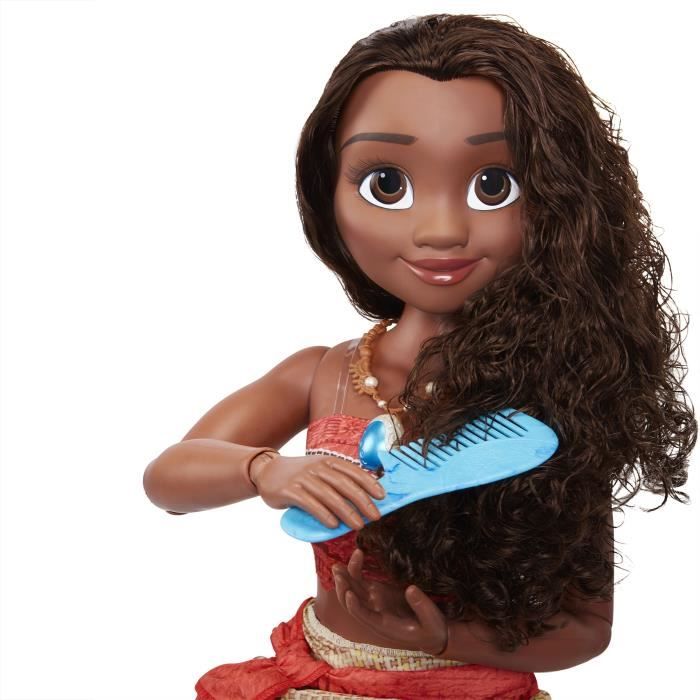 Disney Poupée pour Enfants Vaiana de Store, 26,5 cm, avec Brosse à