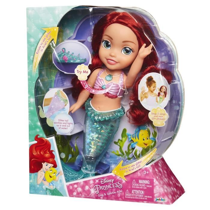 Poupee de bain ariel best sale