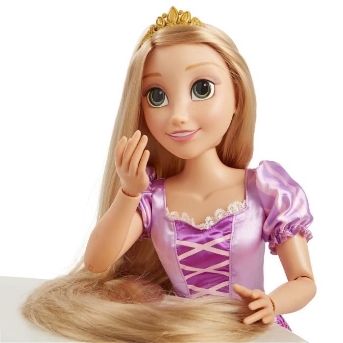 Poupée Raiponce articulée en plastique - DISNEY PRINCESS - 80 cm -  Cdiscount Jeux - Jouets